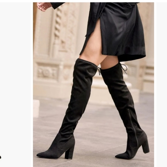 New In Box Heeled Lace Boots - Picture 8 of 9